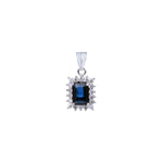 Load image into Gallery viewer, sapphire club pendant