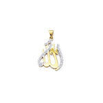 Load image into Gallery viewer, Allah written in Beautiful Calligraphy & Hand Crafted into a Beautiful Pendant