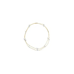Load image into Gallery viewer, Diamond with Pearl Necklace,65 cm
