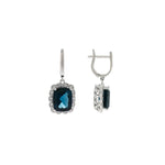 Load image into Gallery viewer, London Blue Topaz Earring