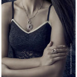 Load image into Gallery viewer, Full Moon Diamond Necklace