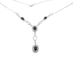 Load image into Gallery viewer, Blue Fusion Sapphire Necklace