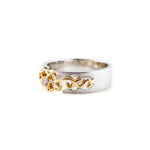 Load image into Gallery viewer, CARVED WEDDING RING -B12566