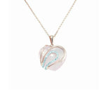 Load image into Gallery viewer, Heart Shape Rose Quartz Pendant