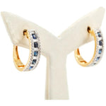 Load image into Gallery viewer, Elegant and Stylish Sapphire Earrings - B13721