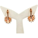 Load image into Gallery viewer, Amethyst with Black Diamonds Earrings - B13723