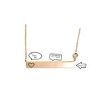 Load image into Gallery viewer, Impressions diamond necklace