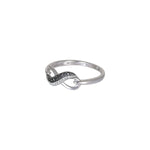 Load image into Gallery viewer, Black N White Diamond Ring