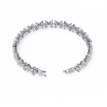 Load image into Gallery viewer, Blooming Marquise & Round Lab Diamond Bracelet — 6.50ct Total, D–F Color, VVS–VS Clarity, 18K Gold