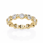 Load image into Gallery viewer, 💎 Full Eternity Lab-Grown Diamond Ring – 2.65ct | 18K Gold
