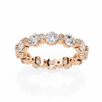 Load image into Gallery viewer, 💎 Full Eternity Lab-Grown Diamond Ring – 2.65ct | 18K Gold
