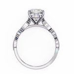Load image into Gallery viewer, 2.50CT Cushion Cut Lab Diamond Engagement Ring in 18K Gold | VVS2 Clarity | F Color