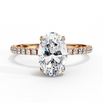 Load image into Gallery viewer, ✨ The Royale Élise — 2.00CT Oval Lab Grown Diamond Ring in 18K Gold