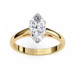 Load image into Gallery viewer, Marquise Solitaire Engagement Ring
