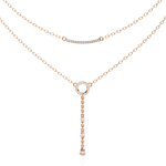 Load image into Gallery viewer, 18K Gold Lab Diamond Necklace | Elegant Fine Jewelry