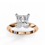 Load image into Gallery viewer, Princess Excellent Cut Diamond Engagement Ring