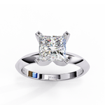 Load image into Gallery viewer, Princess Excellent Cut Diamond Engagement Ring