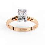 Load image into Gallery viewer, Radiant cut solitaire Ring