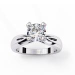 Load image into Gallery viewer, Round Brilliant Cut Diamond Engagement Ring