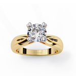 Load image into Gallery viewer, Round Brilliant Cut Diamond Engagement Ring