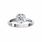 Load image into Gallery viewer, Round Brilliant Cut Solitaire Ring