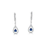 Load image into Gallery viewer, Dangling diamond earring-B04931