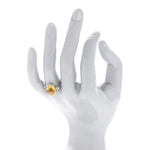 Load image into Gallery viewer, Diamond &amp; Yellow Topaz Ring