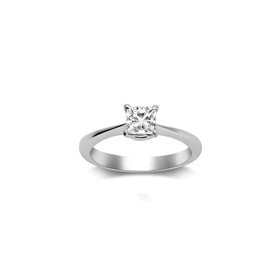 Princess Cut Solitaire Ring