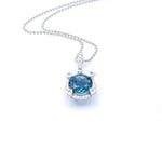 Load image into Gallery viewer, "London's Blue" Pendant