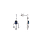 Load image into Gallery viewer, Diamond with Sapphire Earring