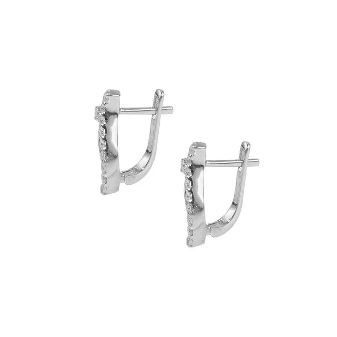 Leaf Hoop Earrings