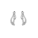 Load image into Gallery viewer, Leaf Hoop Earrings