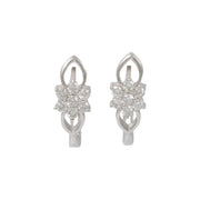 Flora clip earrings