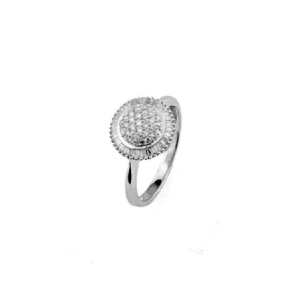 Flower Micro-Pave Ring