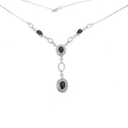 Blue Fusion Sapphire Necklace