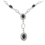 Load image into Gallery viewer, Blue Fusion Sapphire Necklace