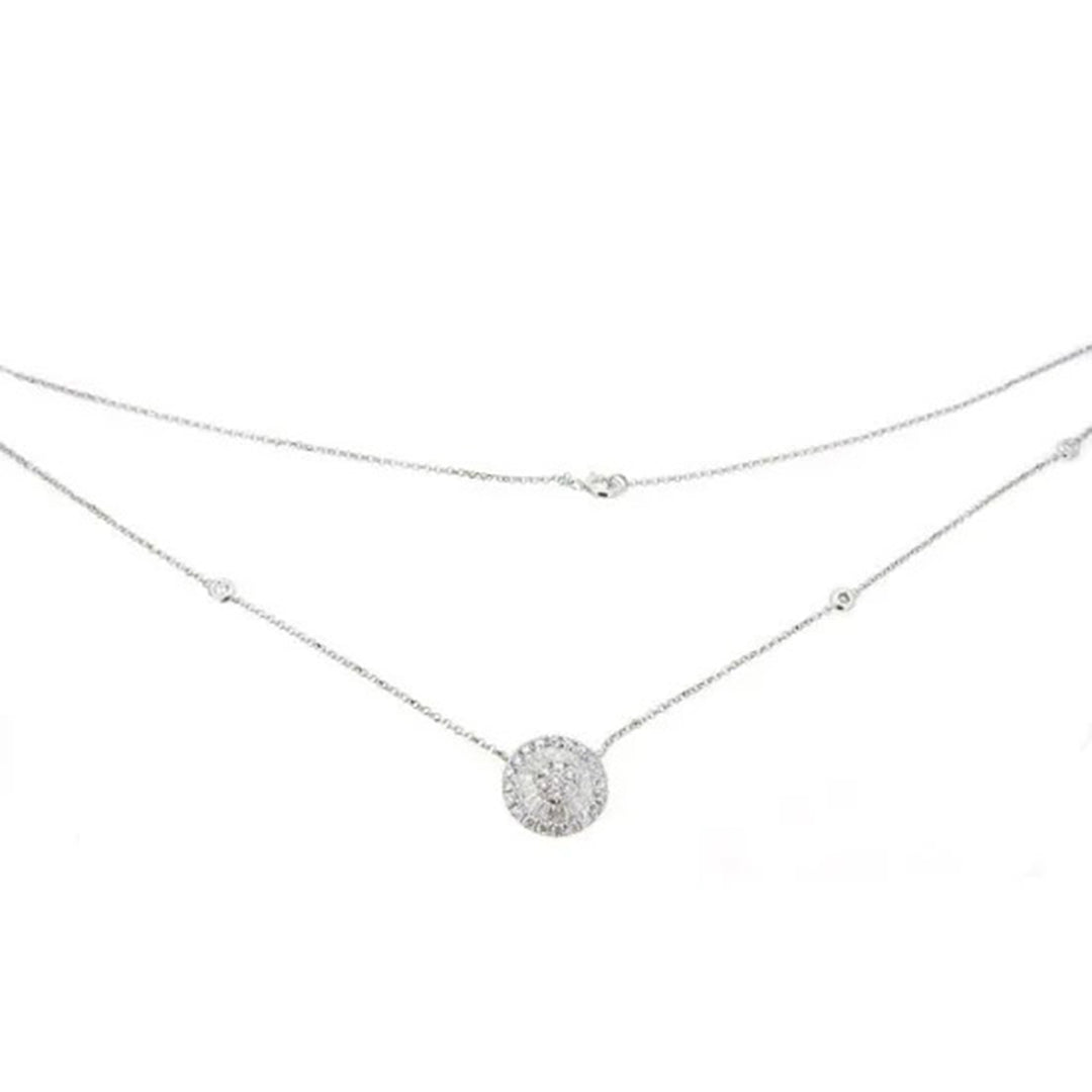 Midnight Flash diamond necklace