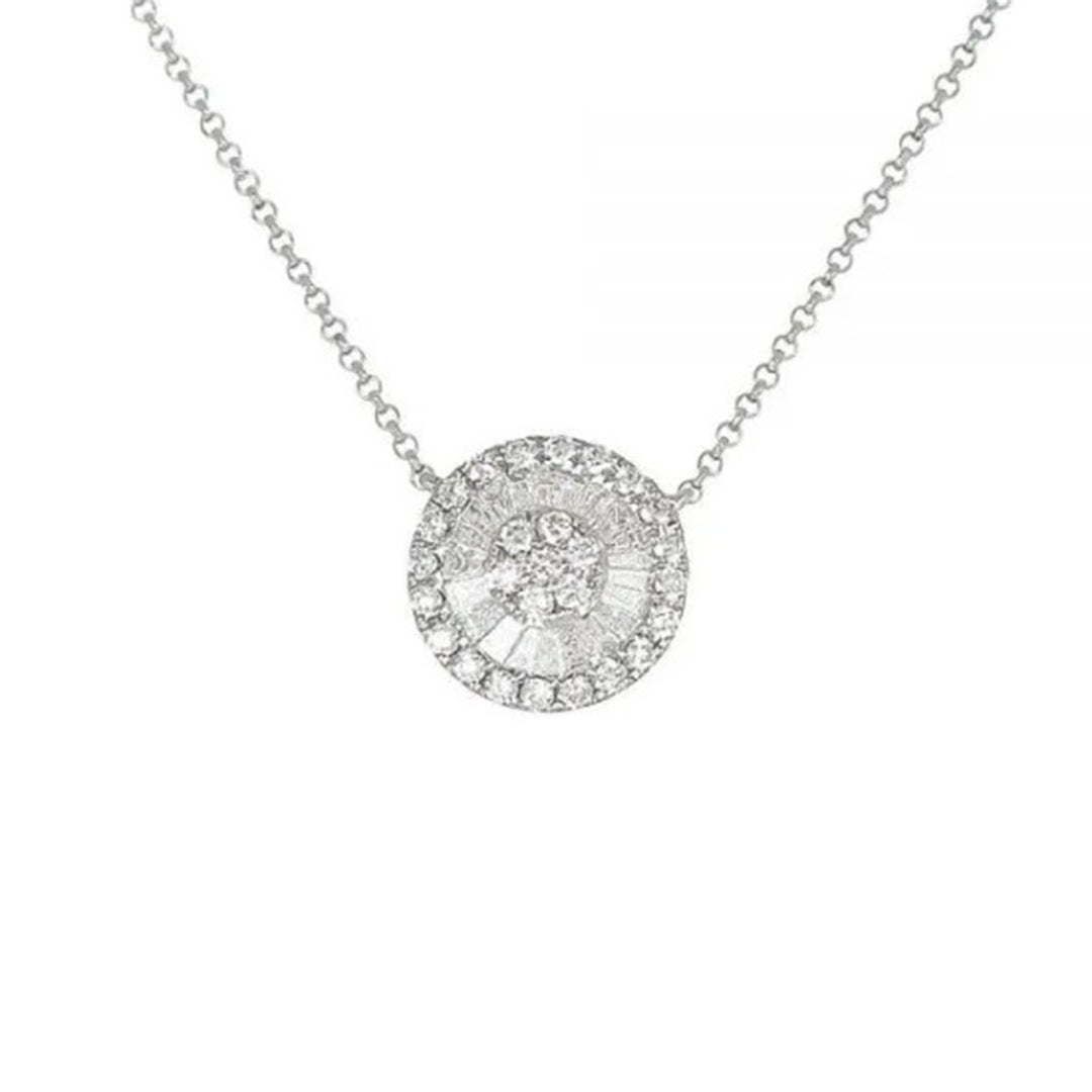 Midnight Flash diamond necklace