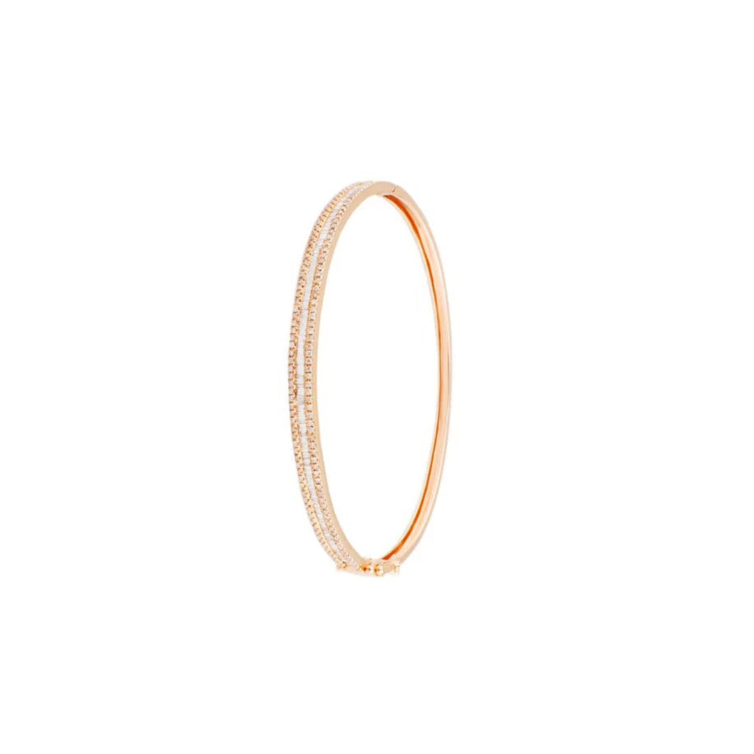 Bugget Bangle In rose gold-B10838