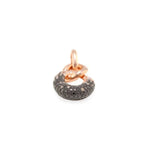 Load image into Gallery viewer, Black Diamond &amp; White Diamond Pendant