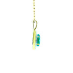 Load image into Gallery viewer, Oval Emerald Cluster Pendant