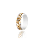 Load image into Gallery viewer, CARVED WEDDING RING -B12566