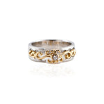Load image into Gallery viewer, CARVED WEDDING RING -B12566