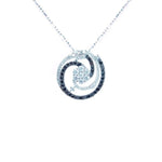 Load image into Gallery viewer, Black &amp; White Diamond Design Pendant