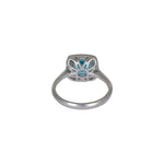 Load image into Gallery viewer, Blue Topaz Diamond Ring