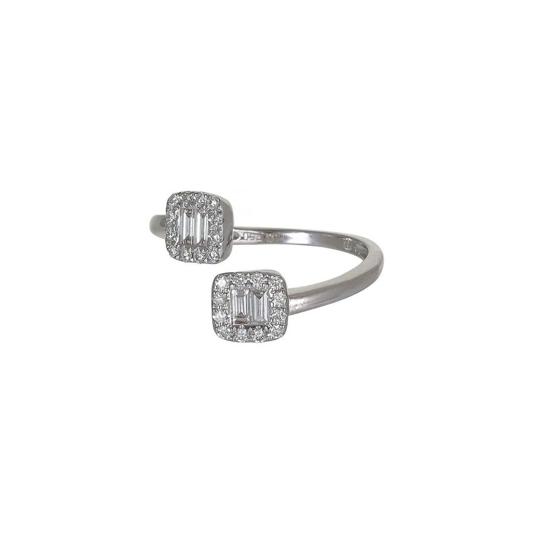 White Gold Round Diamond Ring