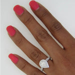 Load image into Gallery viewer, PEAR CUT DIAMOND RING