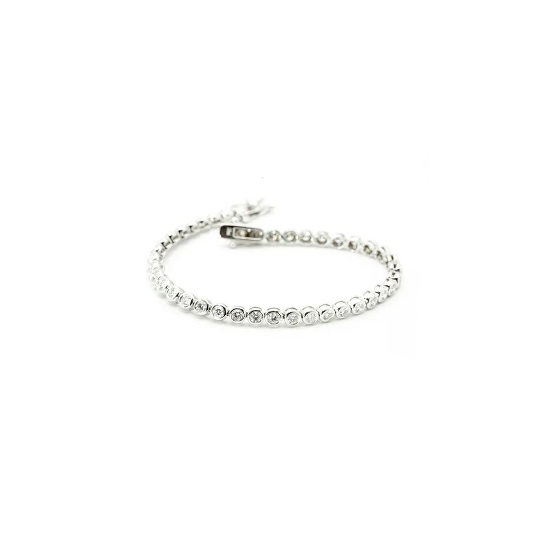 Round Cut Tennis Bracelet