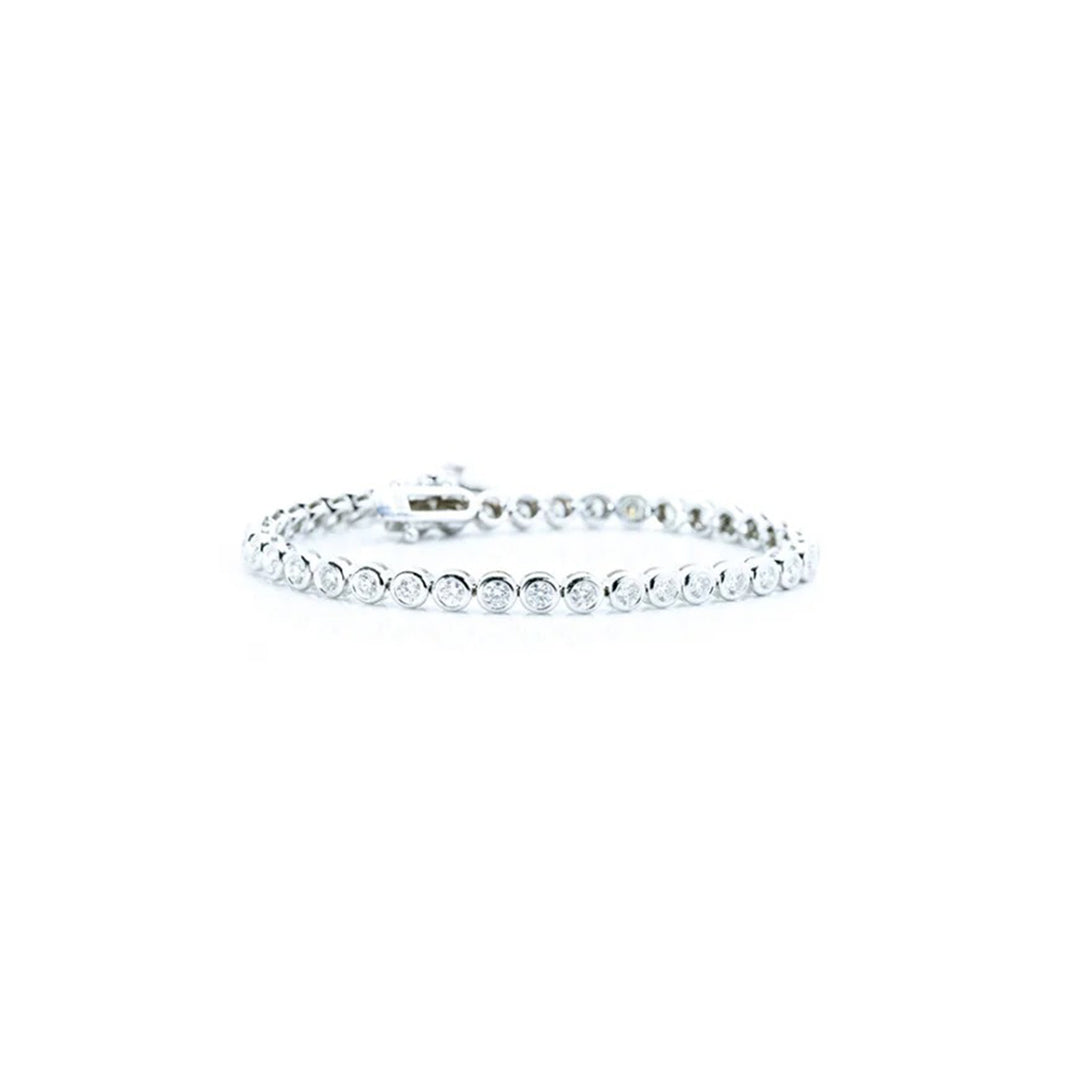 Round Cut Tennis Bracelet