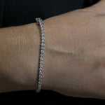 Load image into Gallery viewer, Round Tier Tennis Bracelet